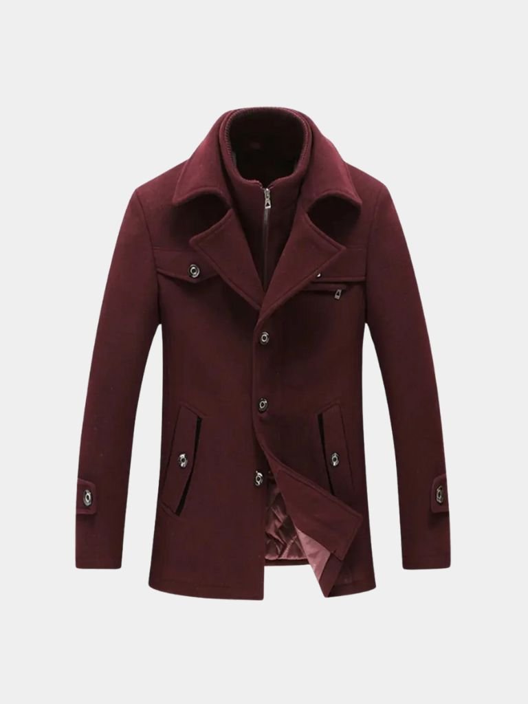 Cappotto Essenziale in Mistura di Lana - Roma Essenza