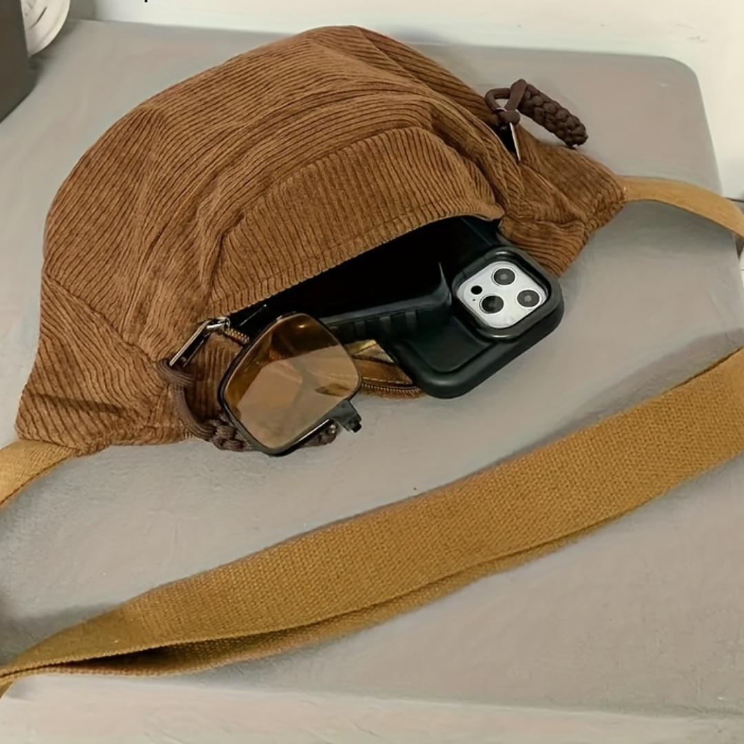Giulia | Borsa a Spalla Velluto a Coste