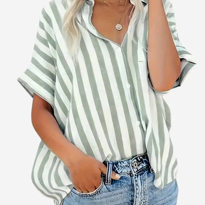 Iselise™ camicetta a righe