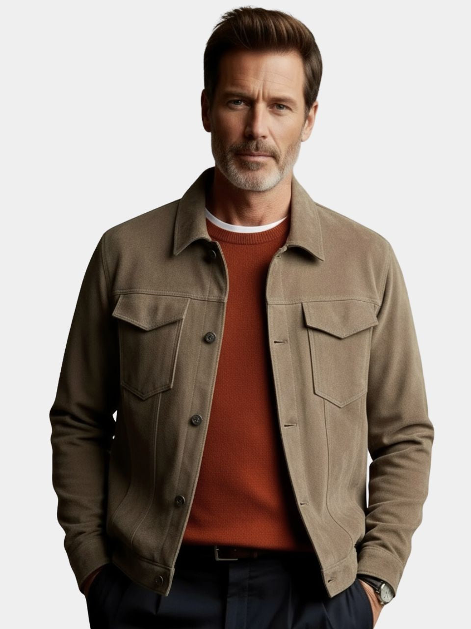 Giacca Aviatore in Pelle Laurent - Roma Essenza