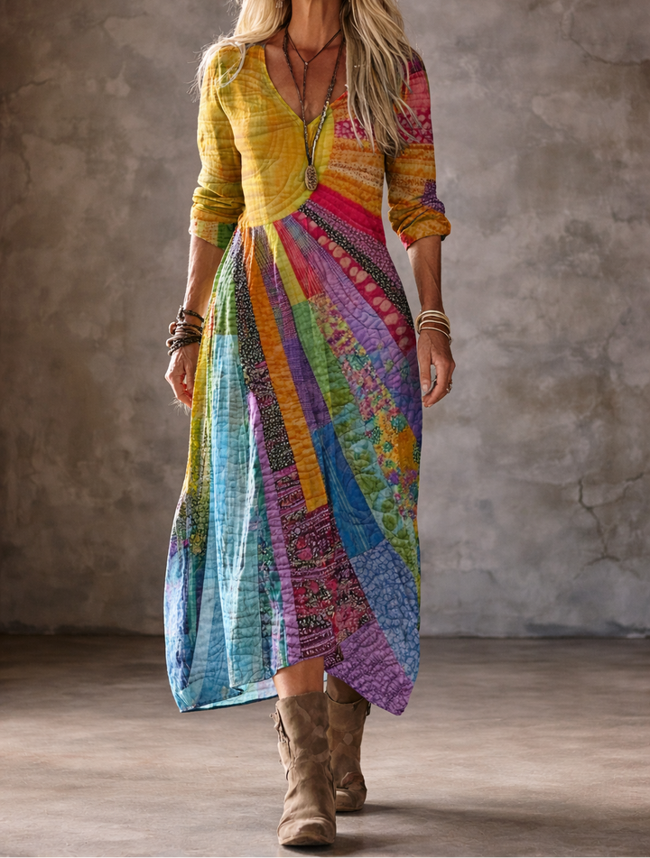 Luna | Vestito boho dal design estivo