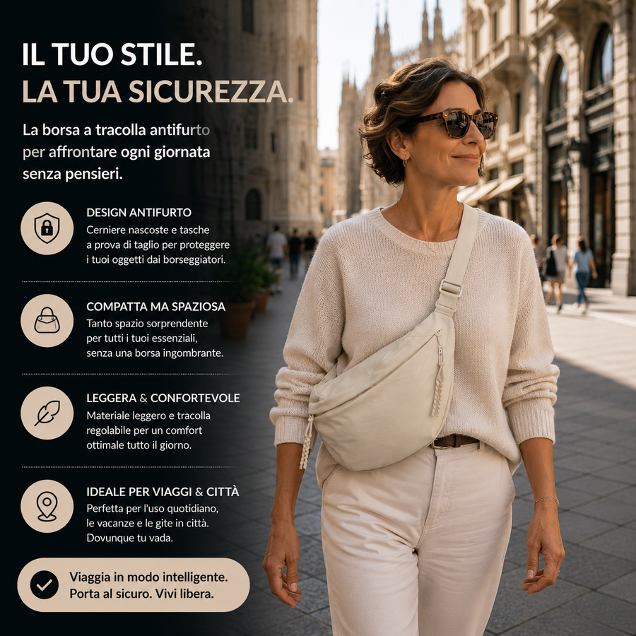 Giulia | Borsa a Spalla Beige