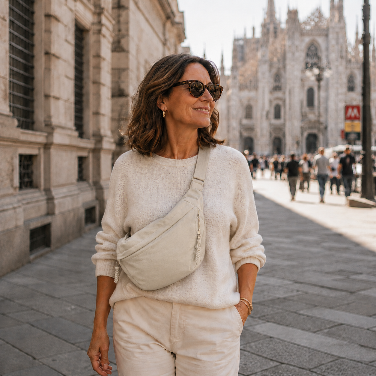 Giulia | Borsa a Spalla Beige
