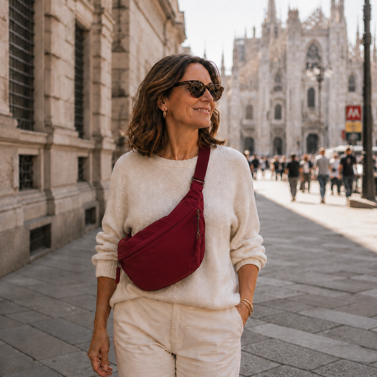 Giulia | Borsa a Spalla Bordeaux