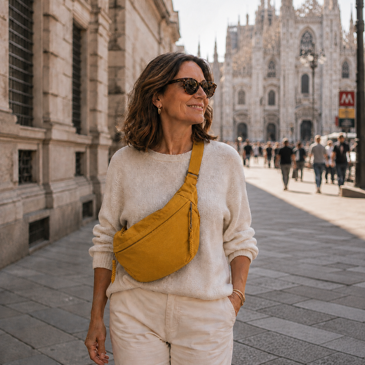 Giulia | Borsa a Spalla Ocra