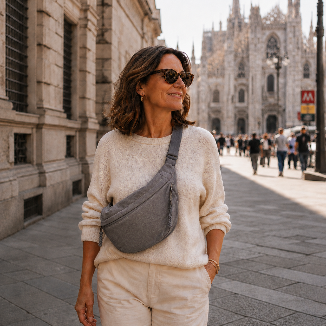 Giulia | Borsa a Spalla Grigio