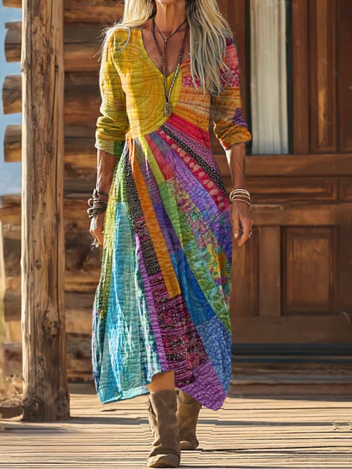 Luna | Vestito boho dal design estivo