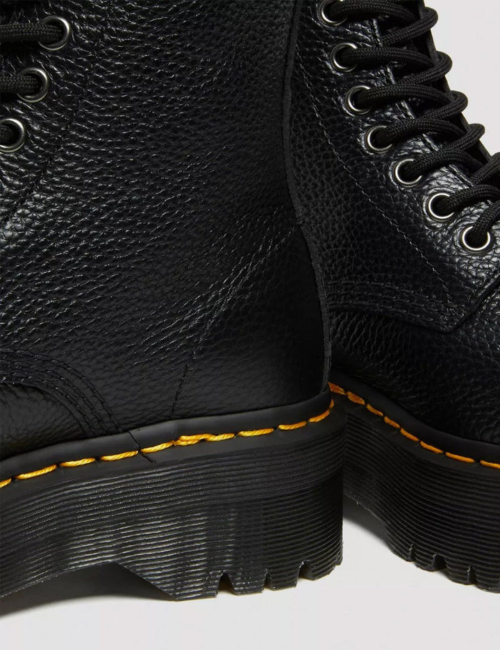 anfibio sinclair nappa black milled