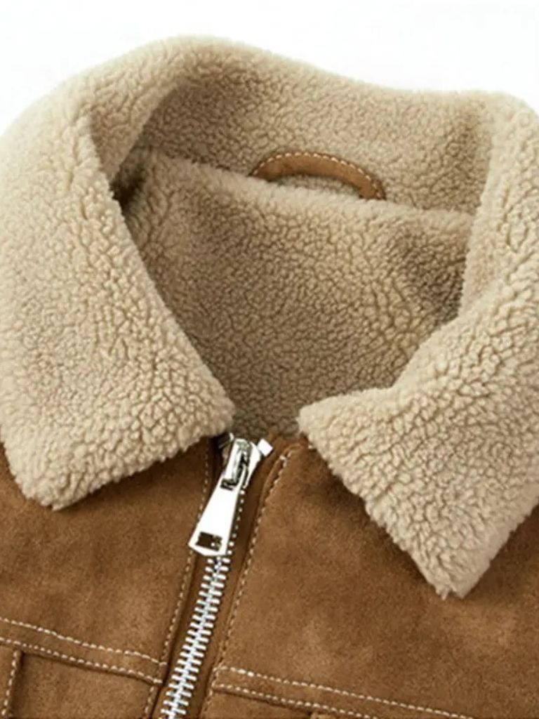 Giacca in Suede Fleece Essenziale - Roma Essenza