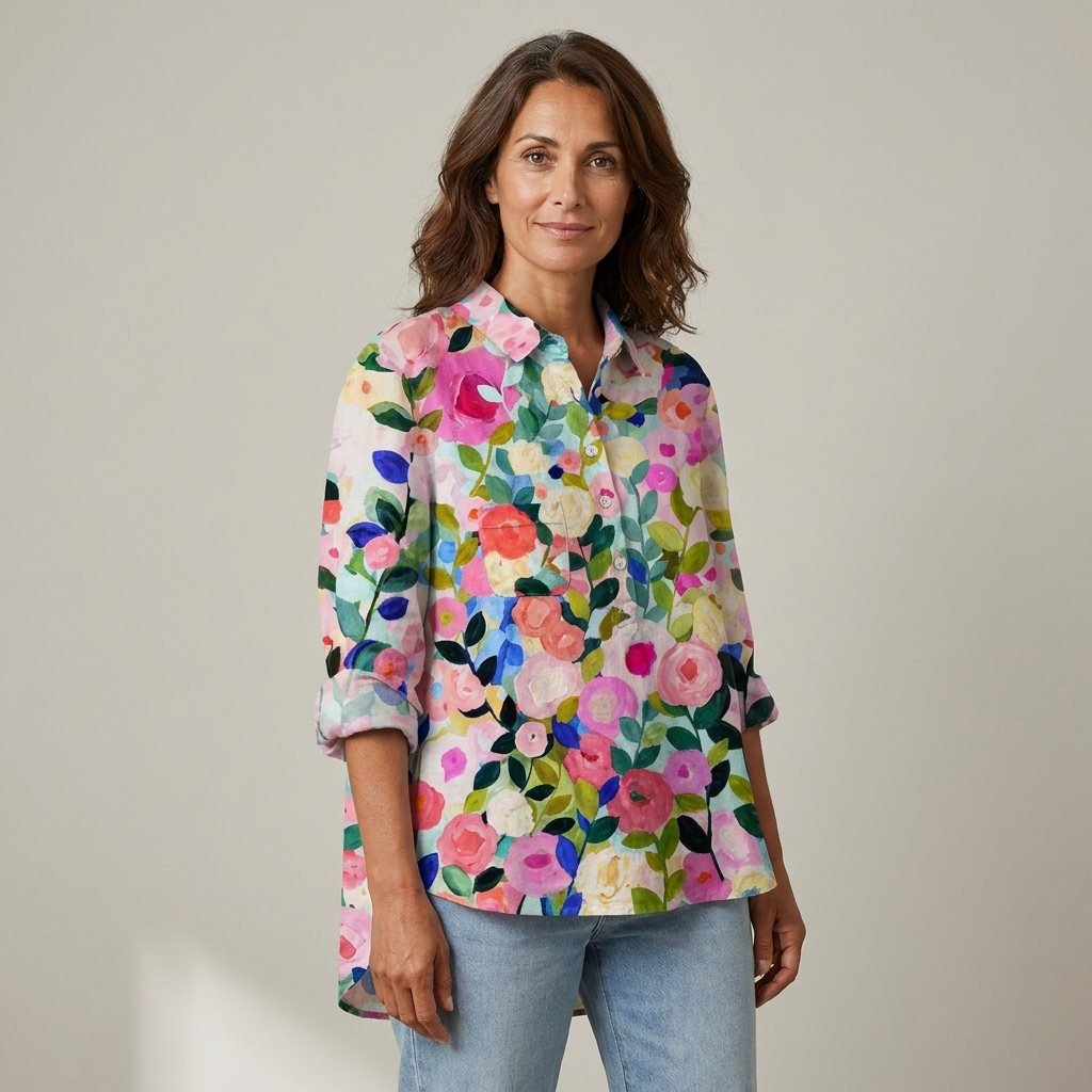 Ysola™ Camicia floreale bohémien