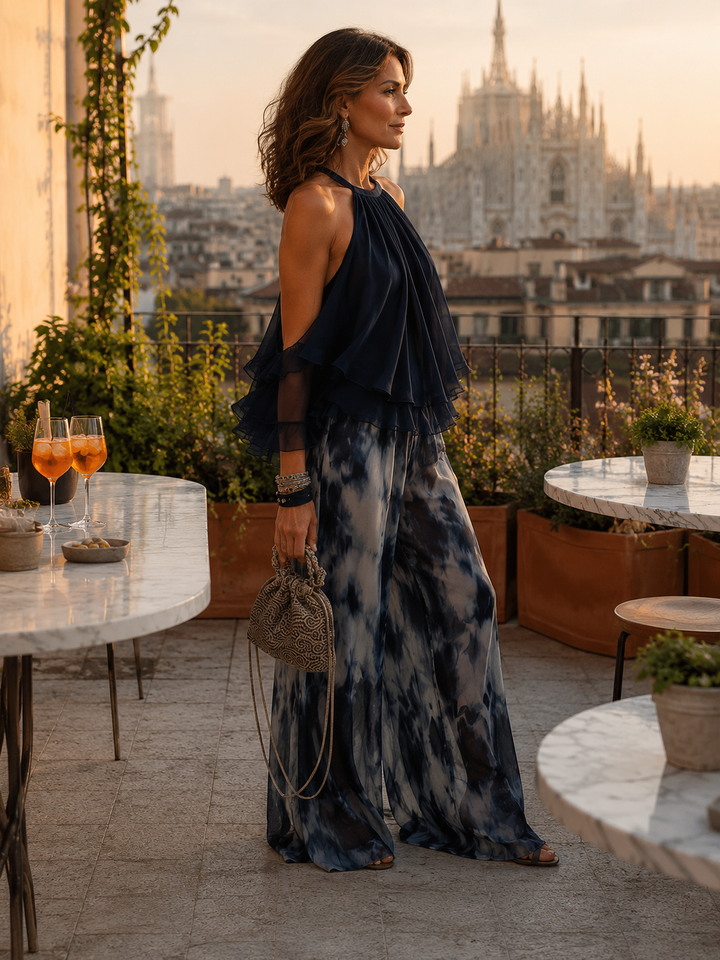 Aria | Completo Leggero con Top Fluido e Pantaloni Larghi