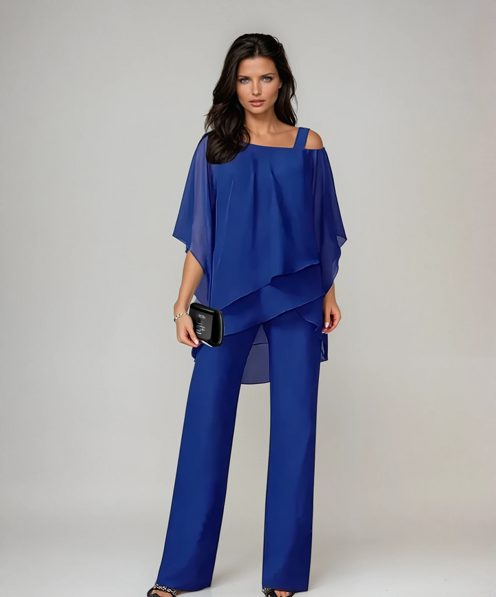 Elena – Completo Due Pezzi con Design a Strati